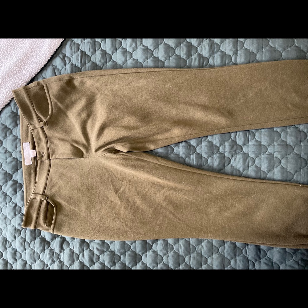 MK olive green pants